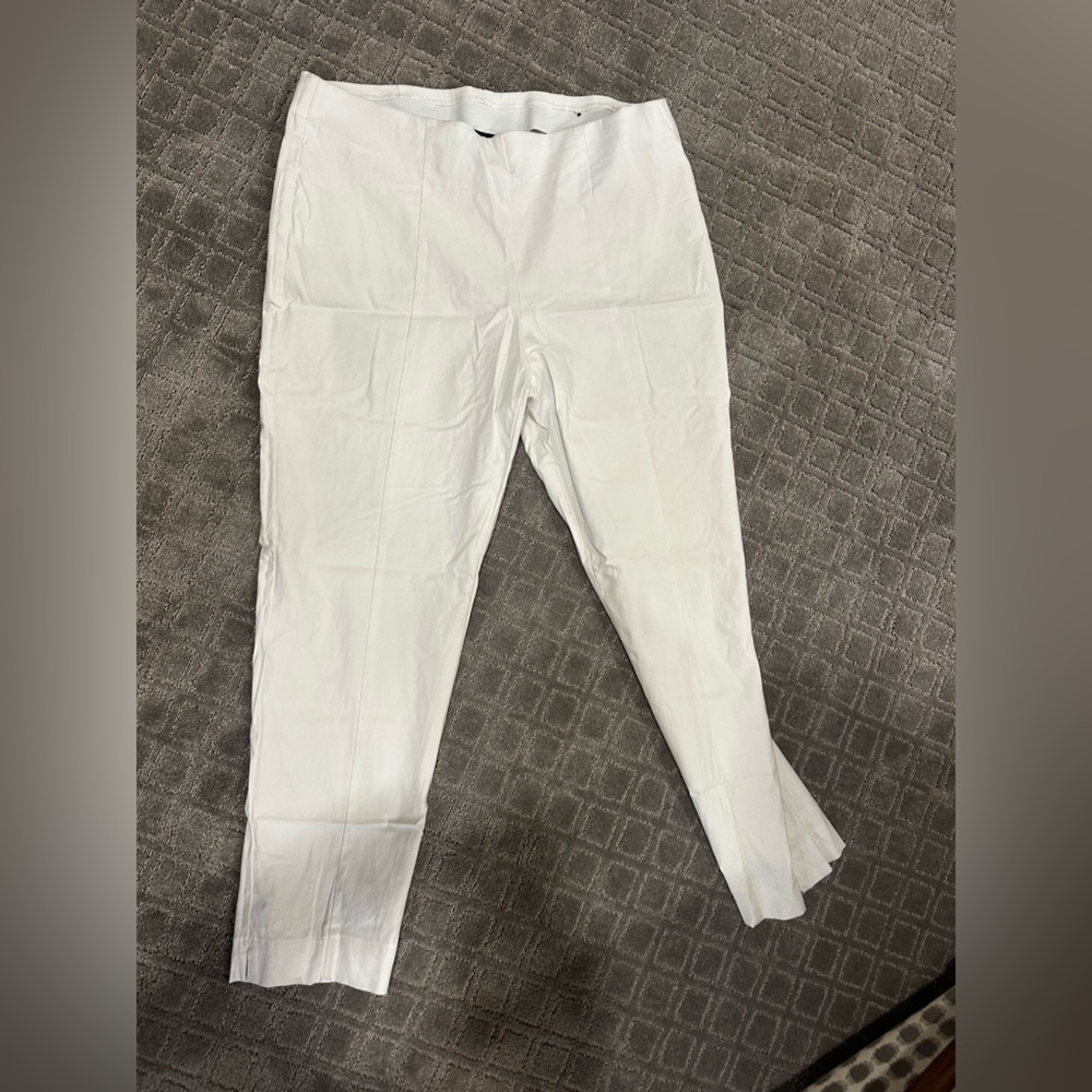 Chico's White Ankle Pants